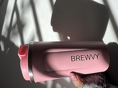 Pistachio - Insulated on the  go mug | temperature display | Spill proof |510 mL